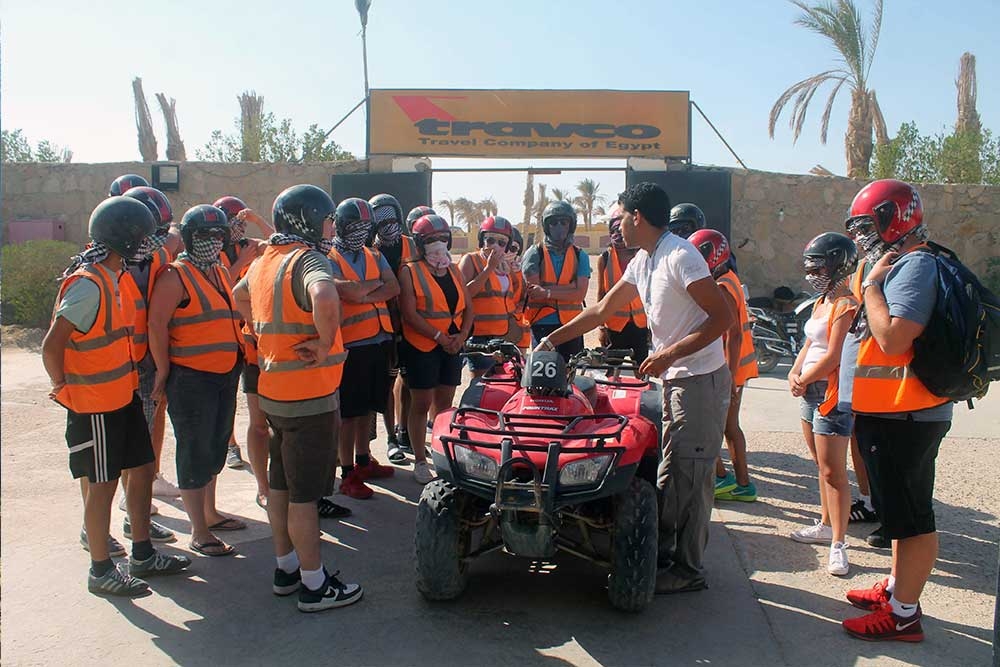  Evening quad bike experience with camel ride and tea in Hurghada