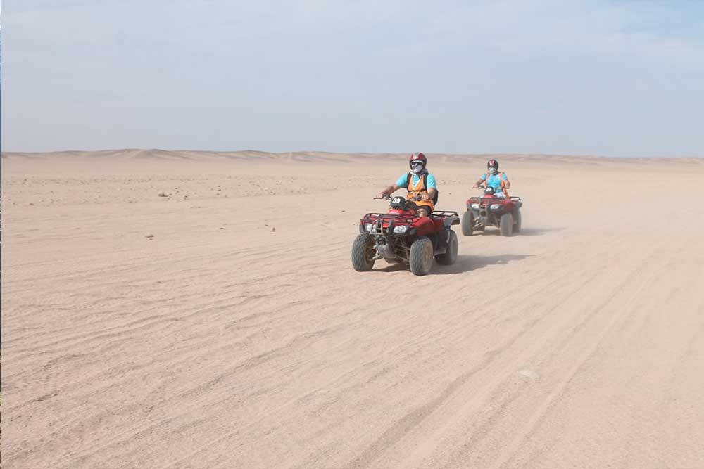  Evening quad bike experience with camel ride and tea in Hurghada