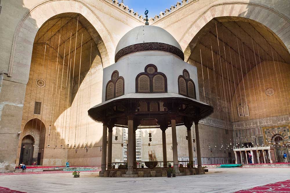 Old Cairo with the hanging church, Coptic Museum, and Sultan Hassan Mosque