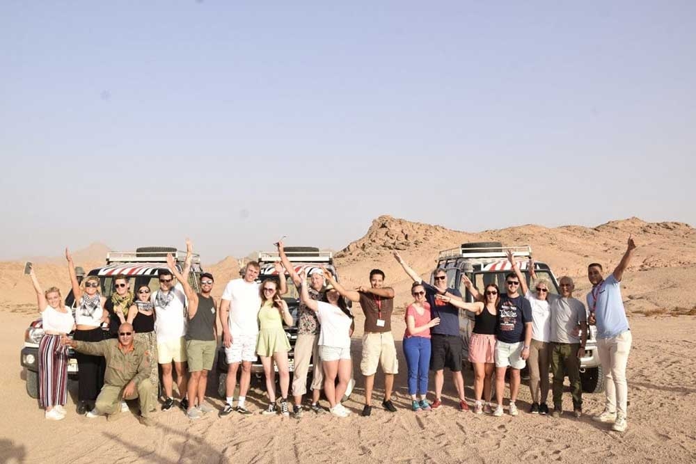 Jeep safari adventure at Nabq National Park with camel ride and dinner