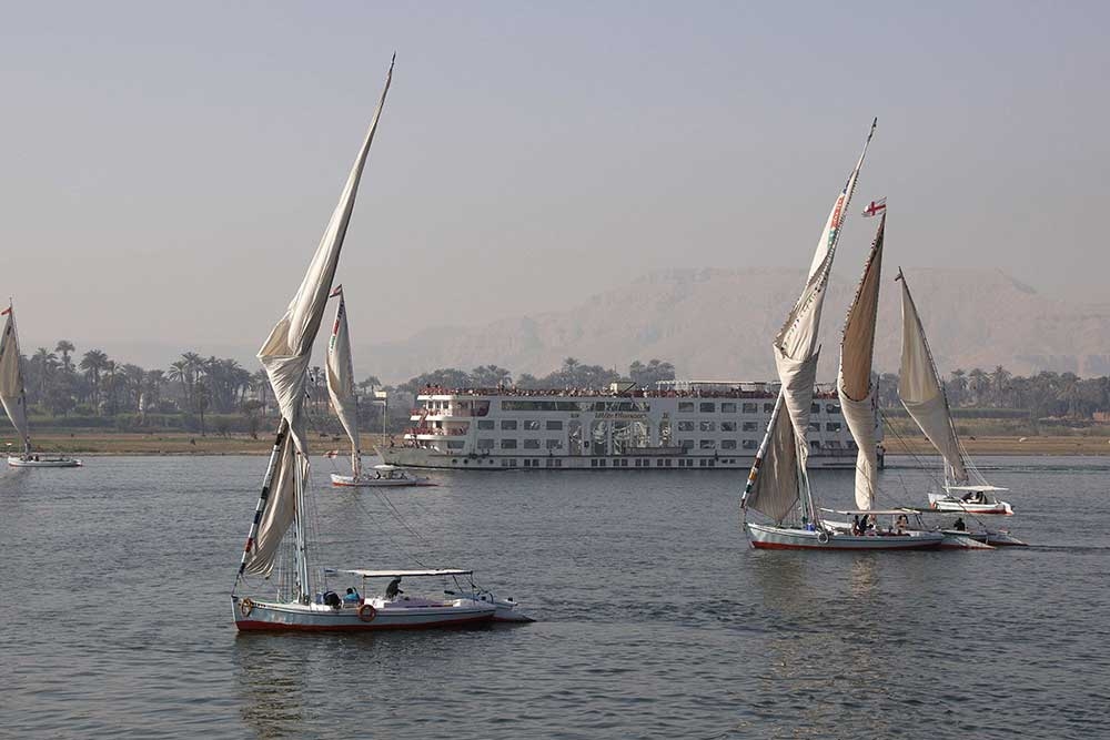 Valley of the Kings and Hatshepsut Temple with Felucca experience from Luxor