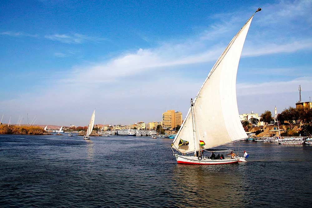 Tour of the Banana Island with a felucca experience from Luxor