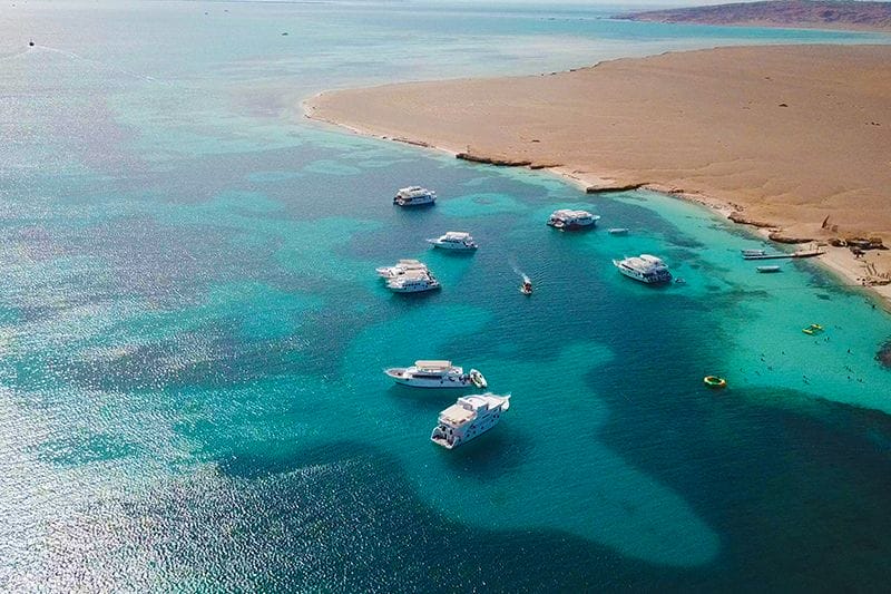 Mahmya by boat with lunch from Hurghada